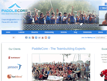 Tablet Screenshot of paddlecore.ca